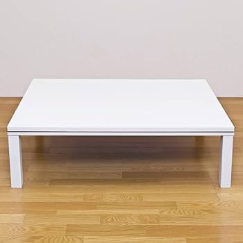 NEWファッションコタツ　120×80　長方形　ホワイト Amazon.co.jp : NEWファッションコタツ120cm幅 長方形 ホワイト